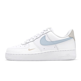 Nike 休閒鞋 Wmns Air Force 1 07 女鞋 白 藍 小勾 AF1 [ACS] HF0022-100