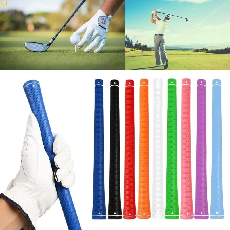 Fol 標準輕量級高爾夫握把更換配件舒適的高爾夫球桿推桿握把防滑橡膠高爾夫推桿
