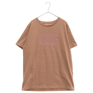 Alle PIGALLE PINK針織上衣 T恤 襯衫粉色 框 徽標打印 短袖 日本直送 二手