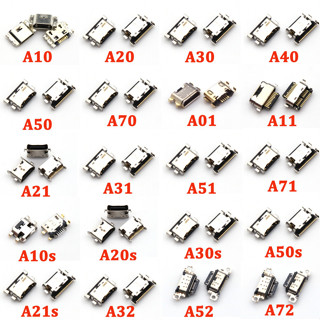 SAMSUNG 100 件充電器 USB 充電端口底座連接器適用於三星 A20 A30 A50 A70 A51 A21s