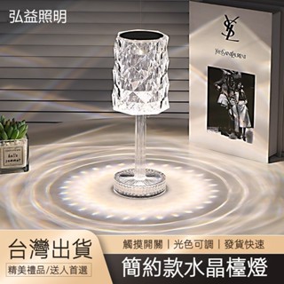 INS風簡約水晶燈 水晶檯燈 仙女燈 16色氛圍燈 桌面擺件 LED檯燈 夜燈 臥室裝飾燈 玄關燈 生日禮物 交換禮物