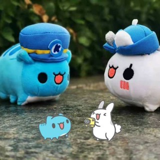 【現貨】咖波 咖波capoo貓貓蟲毛絨玩偶貓咪藍色海軍鑰匙扣掛件包飾品兒童禮物