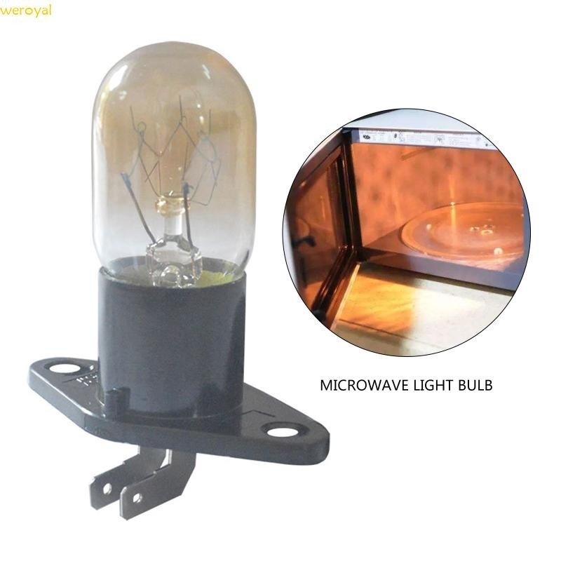 Weroyal 家用迷你烤箱多合一燈泡帶底座 250V 2A LED 微波爐燈小型溫度電器燈泡易於安裝