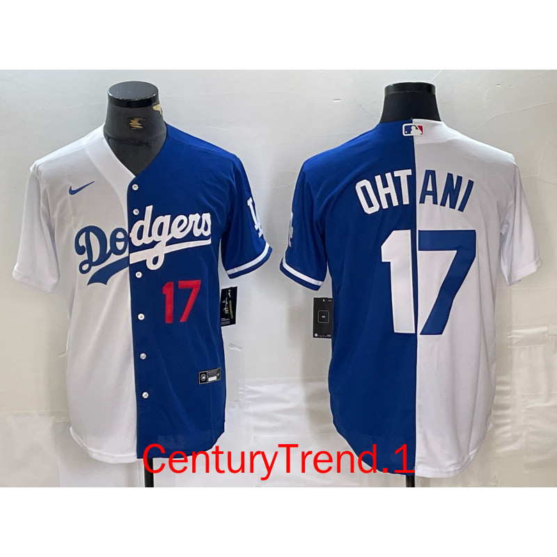 男士最新款最火美職棒Dodgers道奇時尚球迷大人棒球服17號大谷翔平 OHTANI 男女裝 童裝刺繡小外套棒球球衣