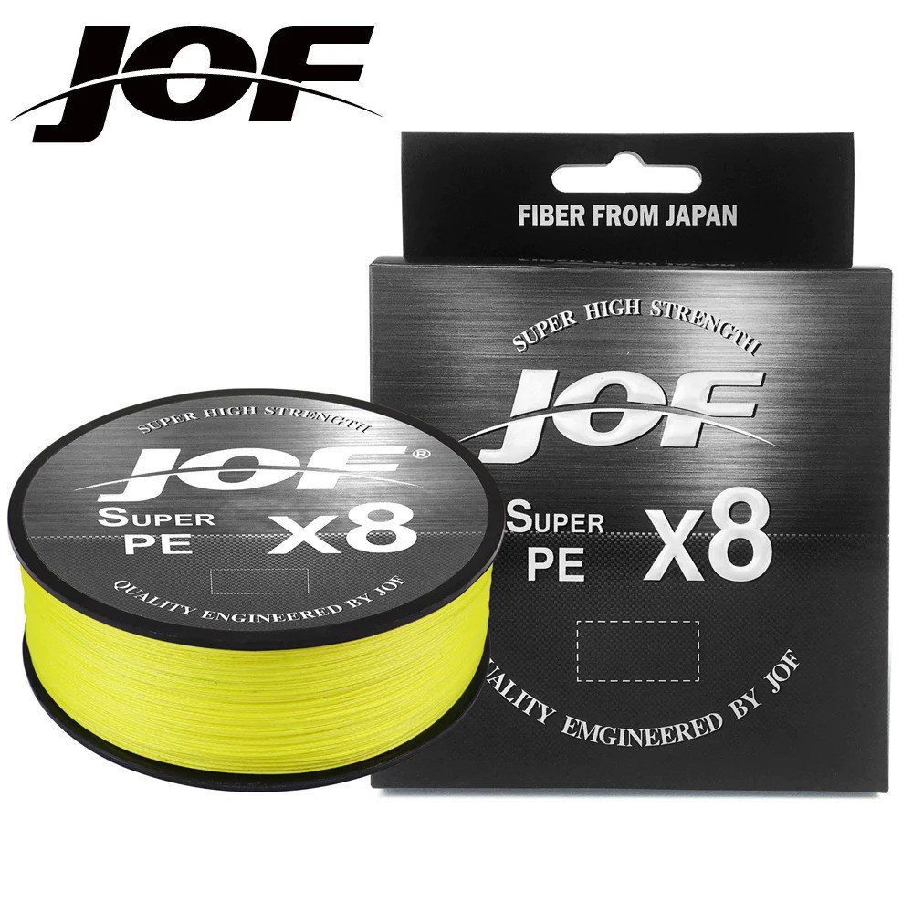 Jof X8 PE 編織釣魚線淡水鹹水戶外漁具用強力 PE 耐磨釣魚線