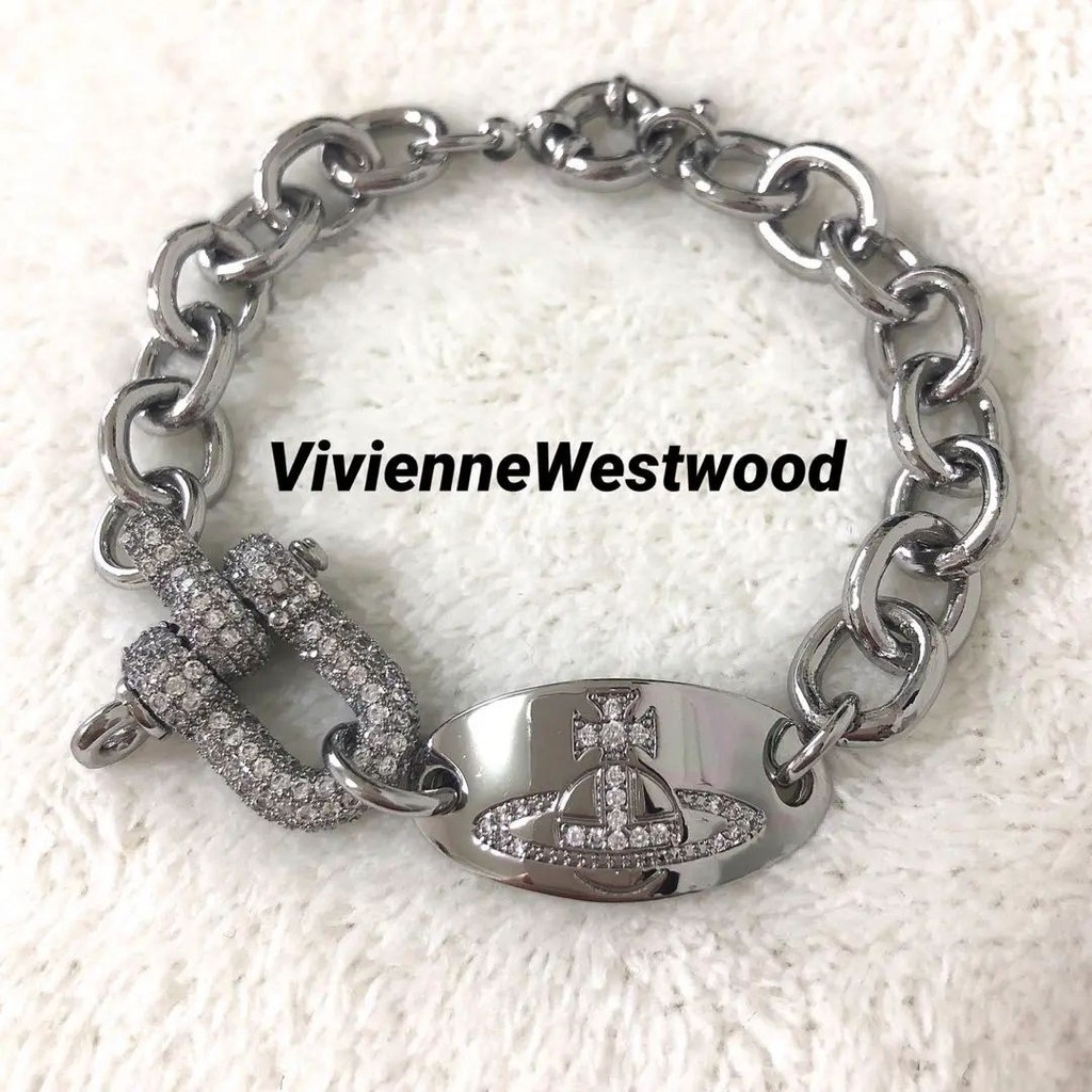 Vivienne Westwood 薇薇安 威斯特伍德 手環 手鍊 鏈子 銀 mercari 日本直送 二手