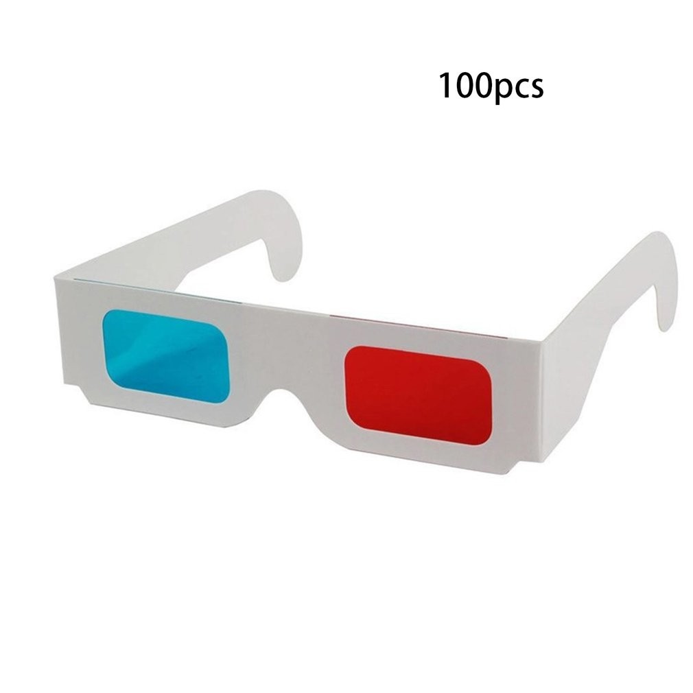男女紙框3d眼鏡3d立體眼鏡紅藍3d眼鏡