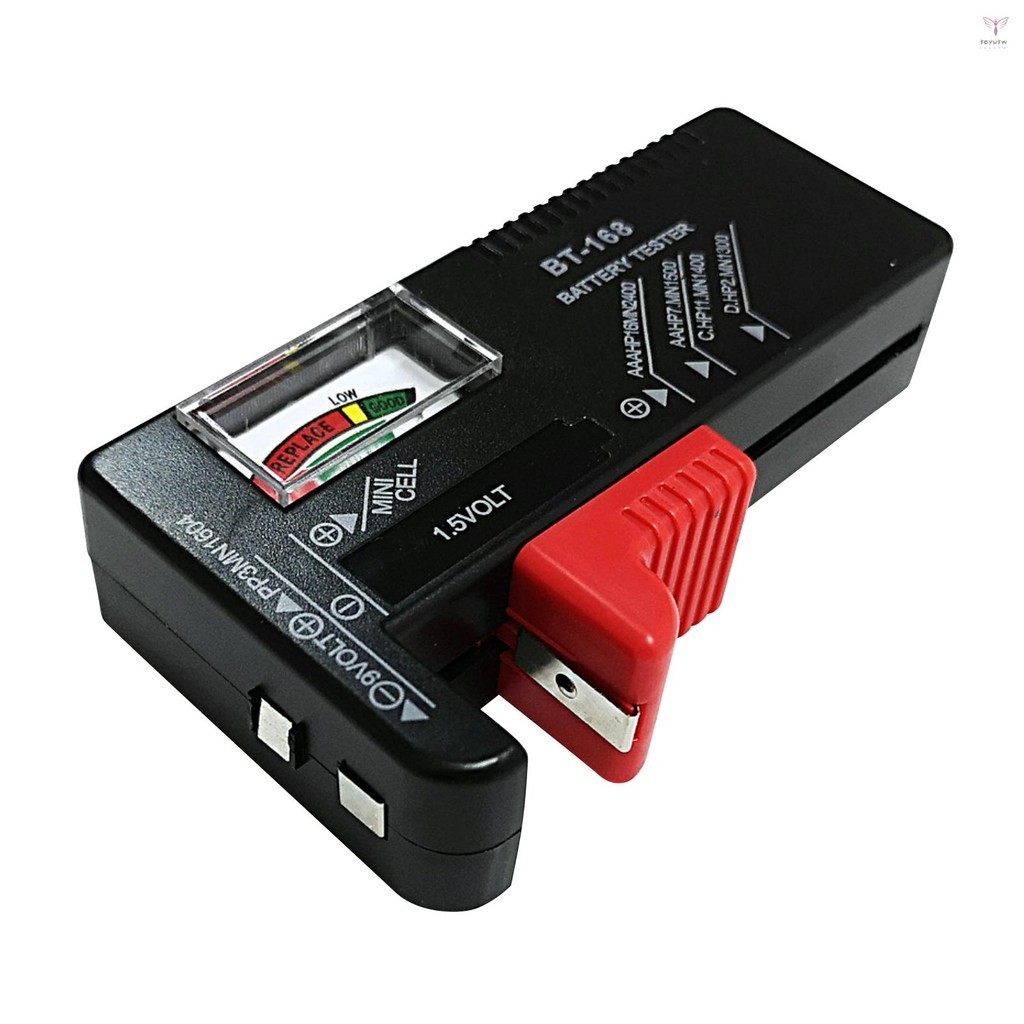 電池測試儀 Checker 通用電池測試儀監視器,適用於 AA AAA C D 9V 1.5V 鈕扣電池小型家用電池壽命