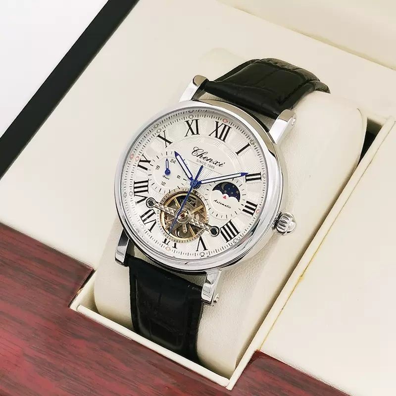新款手錶【正品德國】專櫃手錶 氣質 偏藍光 氣球潮流 時尚錶 全自動 機械錶 男士 防水 夜光錶