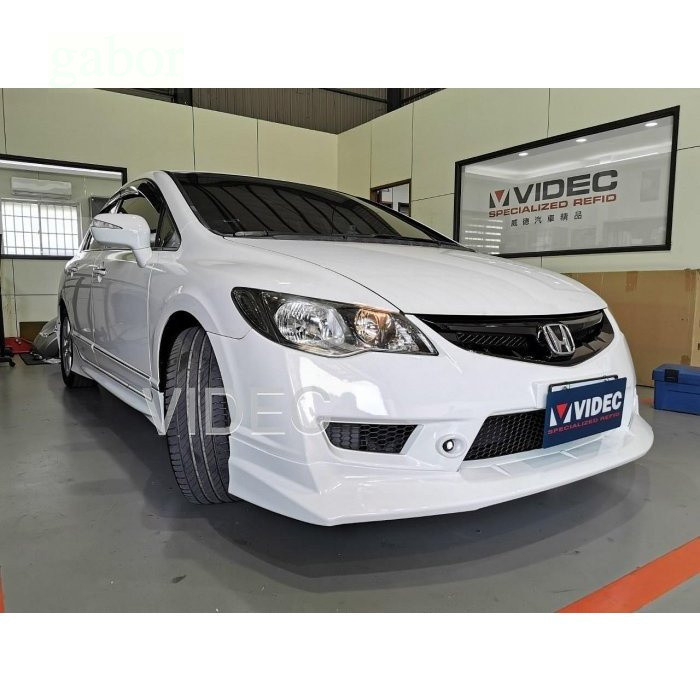 威德汽車 HONDA CIVIC 喜美 八代 K12 TYPE-R 前保桿 日行燈 小魚眼 空力套件價格 含烤漆 TR