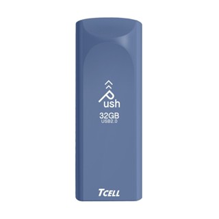 【TCELL 冠元】USB2.0 32GB Push推推隨身碟 【普魯士藍】