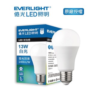 億光 13W高效環保LED球泡-白光 6500K