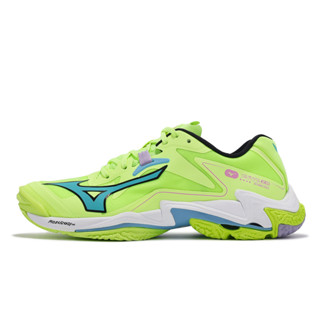 Mizuno 排球鞋 Wave Lightning Z8 男鞋 白 紅 低筒 美津濃 [ACS] V1GA2400-11