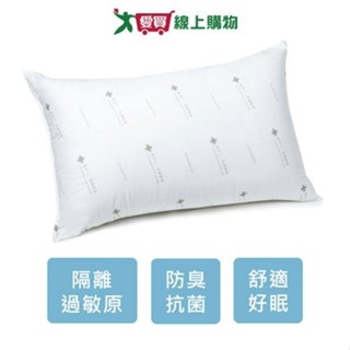 RR 長效防蹣抗菌枕-45x75cm 臺灣製 日本大和化工認證 長效防蹣 抗菌除臭 隔離過敏原枕 枕頭 寢具【愛買】