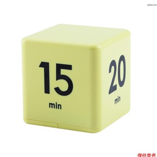 立方體計時器 時間管理和倒計時設定 重力感應翻轉計時器 2.6英寸兒童計時器 15-20-30-60分鐘 出貨不帶電池