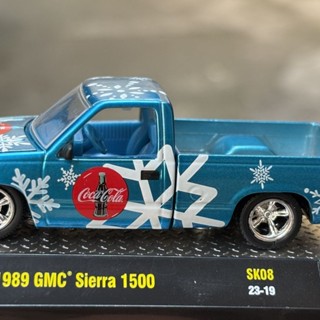 M2 Machines 1/64 1989 通用GMC Sierra 1500 皮卡 可口可樂車模絕版模型