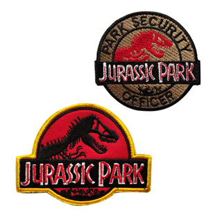 【定製魔術貼貼片】HK Jurassk Park 3D Velcro Patch /徽章/臂章/徽章裝飾夾克牛仔褲揹包帽