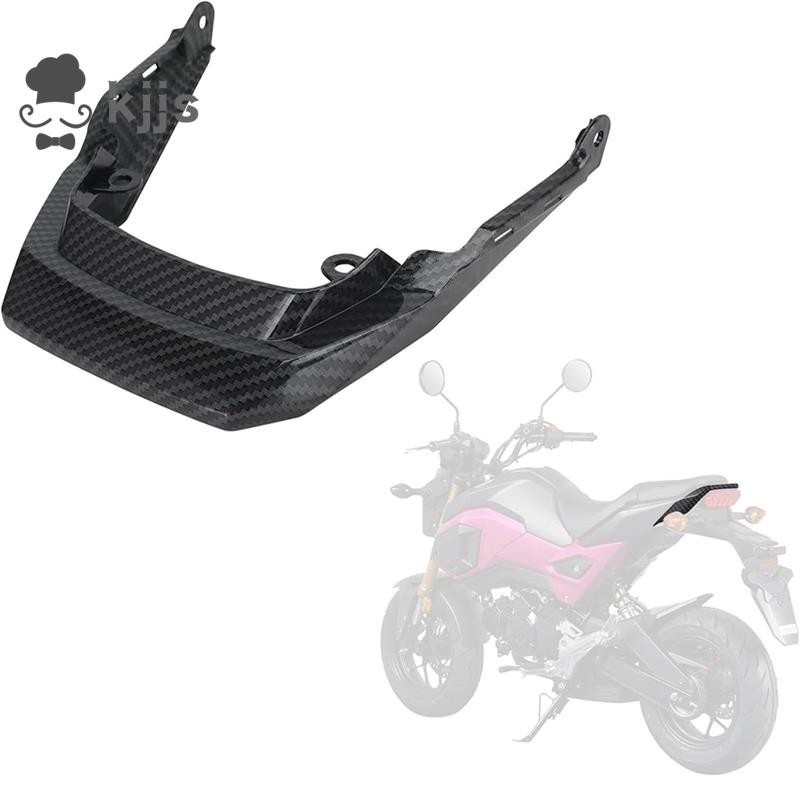 HONDA 適用於本田 GROM MSX125 2016-2020 配件碳纖維的摩托車尾燈罩裝飾件