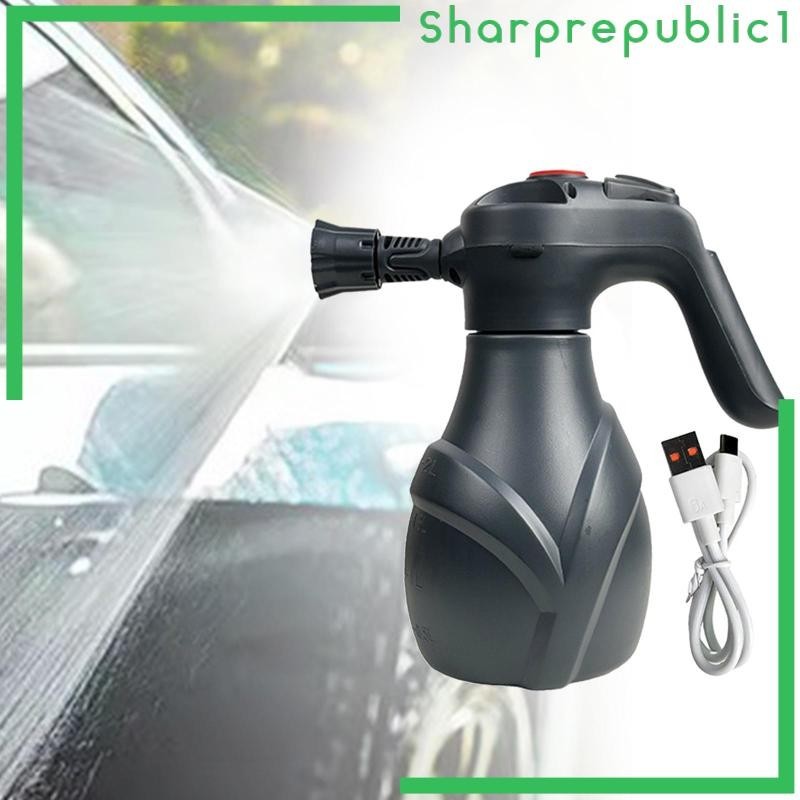 [Sharprepublic1] 用於汽車美容的通用電動加壓泡沫噴霧器清潔工具