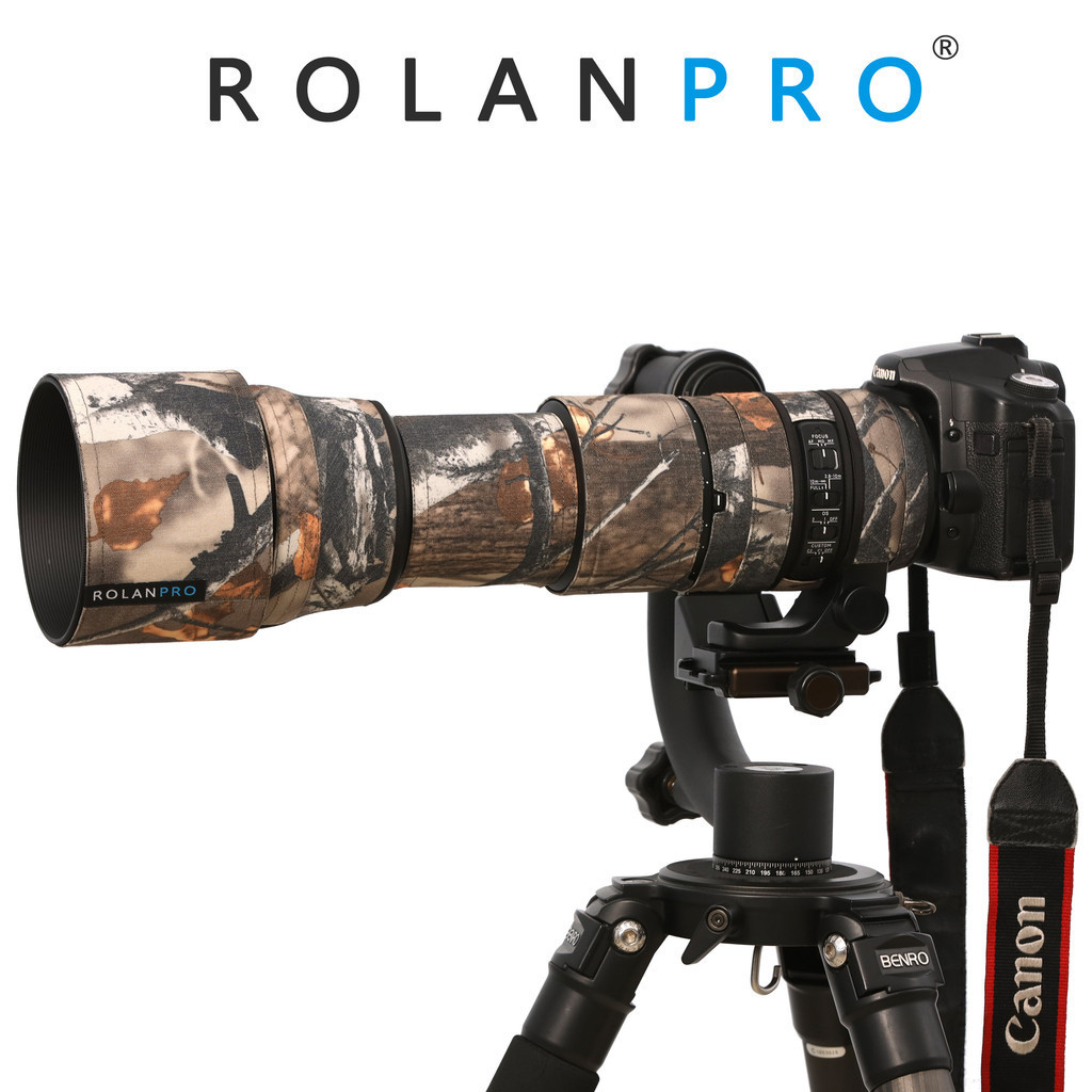 【現貨速發】鏡頭炮衣 ROLANPRO若蘭炮衣 適馬150-600mm C版 鏡頭炮衣迷彩偽裝保護套