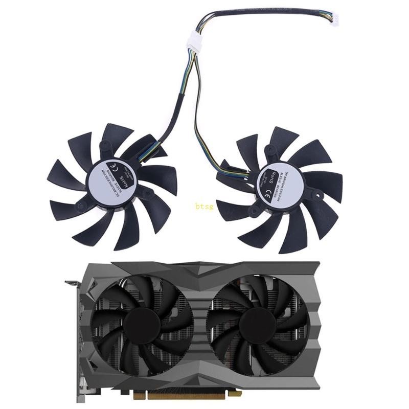 Bt 1 對 4Pin 冷卻風扇適用於 GeForce GTX 1660 RTX 2060 2070 顯卡