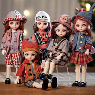 12星座洋娃娃自由換裝女孩仿真公主大號娃娃玩具禮盒30CM萌趣造型時尚潮流過傢傢玩具女童禮盒裝