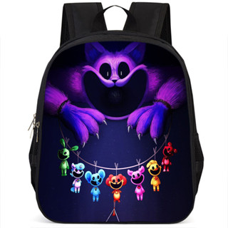 Catnap (Poppy Playtime 3)背包微笑小動物背包書包兒童學生大容量背包