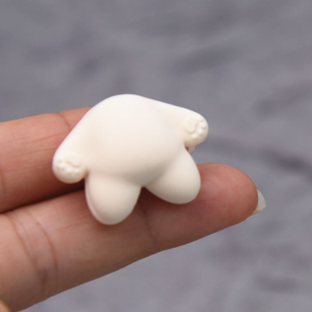 Q版超輕粘土可愛獸貓爪身體矽膠模具 正比DIY超輕粘土卡通體模具