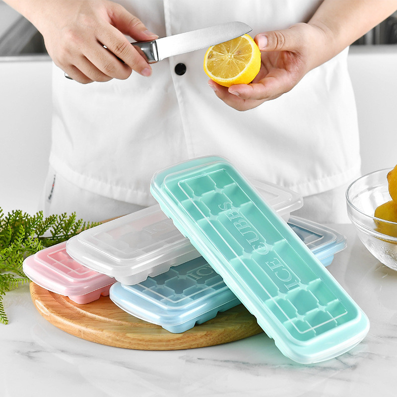方形18格 矽膠冰格 有蓋  DIY自製雪糕 冰塊模具多功能壽司蛋糕烘焙模具