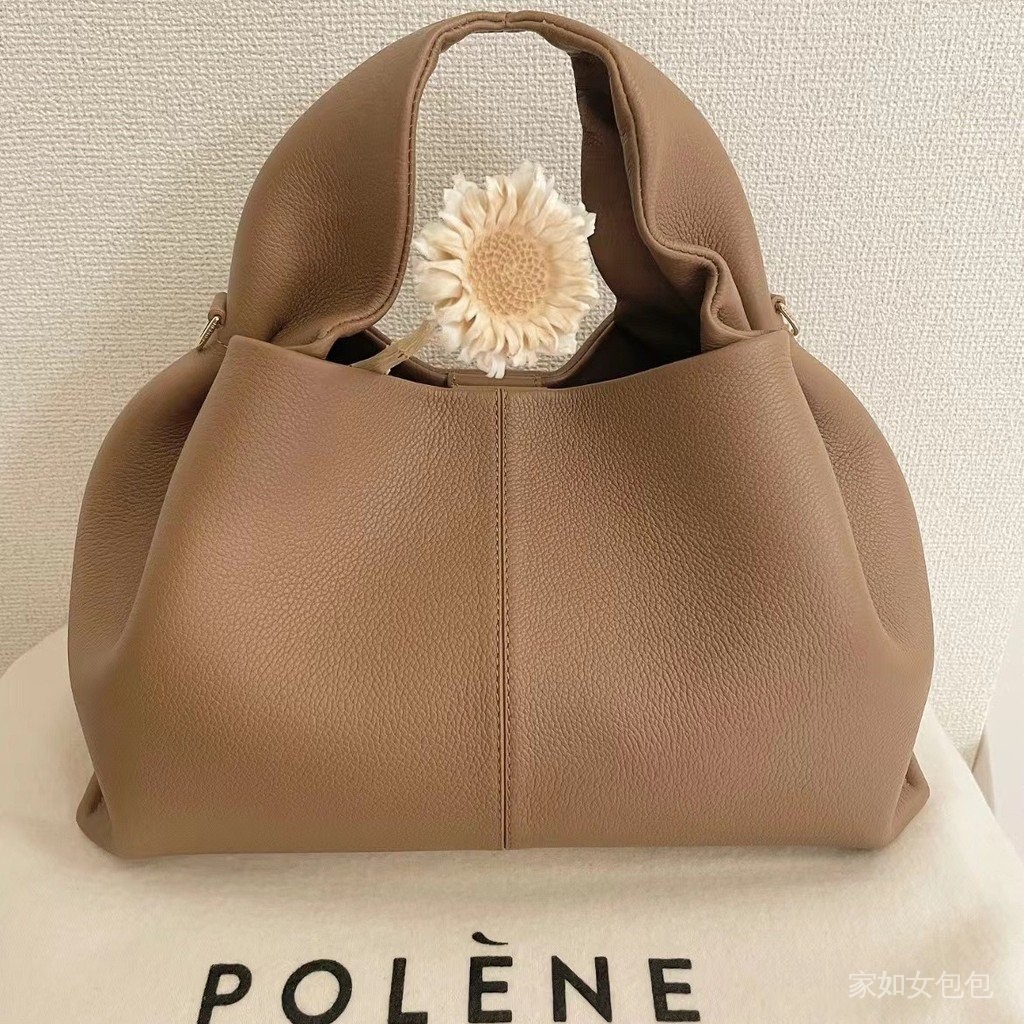 Polene波靈恩雲朵包小眾設計手提包小眾斜跨單肩女包法國餃子包包