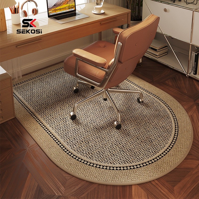 SK書房轉椅地毯 防滑耐磨地板保護墊子 辦公電腦椅臥室地墊100%