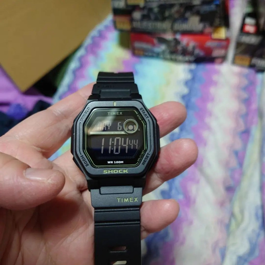 TIMEX 手錶 Digital 黑 日本直送 二手