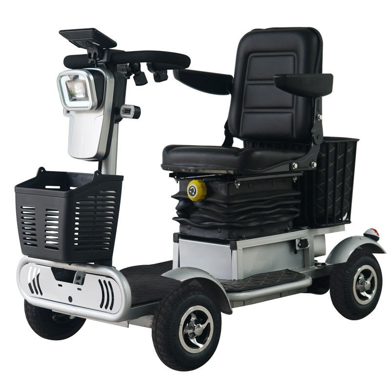 【特價清倉】小巴士四輪電動車Q70成人新款代步車老年人殘疾人家用折迭小型Q60