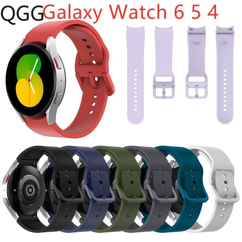 適用於三星專用Galaxy Watch 6 5 44mm 40mm/ Watch6 4 Classic 47mm硅膠錶帶