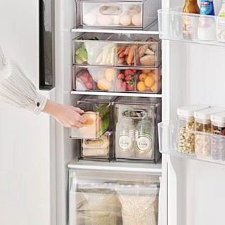 保鮮盒冰箱收納盒抽屜式廚房雞蛋冷凍食品級蔬菜水果整理盒