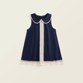 兒童洋裝夏季新款童裝蕾絲花邊女童絲絨宮廷風裙子表演服