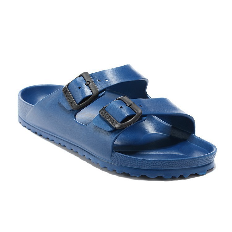 BIRKENSTOCK 勃肯男/女經典eva防水拖鞋沙灘休閒鞋亞利桑那系列藍色37-43。S