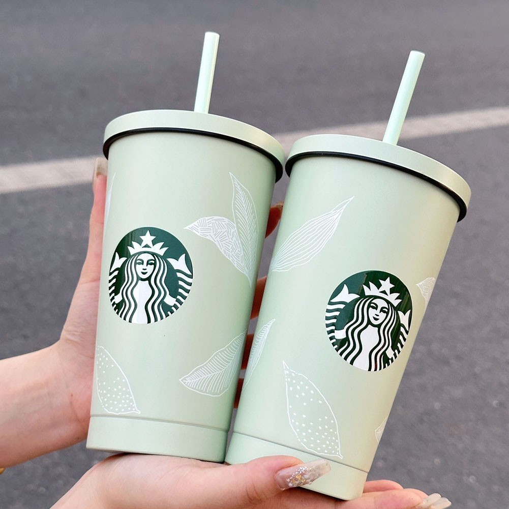 STARBUCKS &lt;現貨&gt;星巴克304不銹鋼吸管杯咖啡杯草綠水杯冰杯