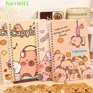 HARRIETTCapybara筆記本,行內頁Capybara線圈筆記本,卡哇伊A5每日筆記小記事本