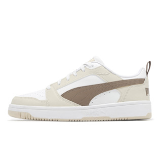 Puma 休閒鞋 Rebound V6 Low 男鞋 女鞋 白 米白 低筒 復古 運動鞋 [ACS] 39232838