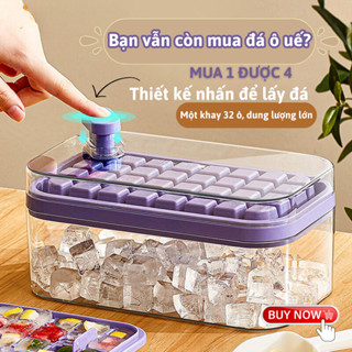 MINT DECOR 自動製冰盤,易於按鈕,帶方便配件的冰箱製冰機