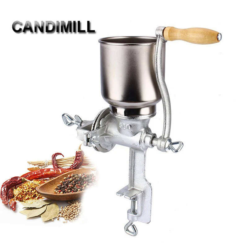 Candimill 手搖穀物研磨機香料 Hebals 穀物咖啡乾糧研磨機家用玉米粉碎機