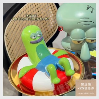 【JJ HOME】比奇堡居民路人魚 手機支架 海綿寶寶周邊裝飾擺件 辦公桌小物 創意禮物生日禮物交換禮物