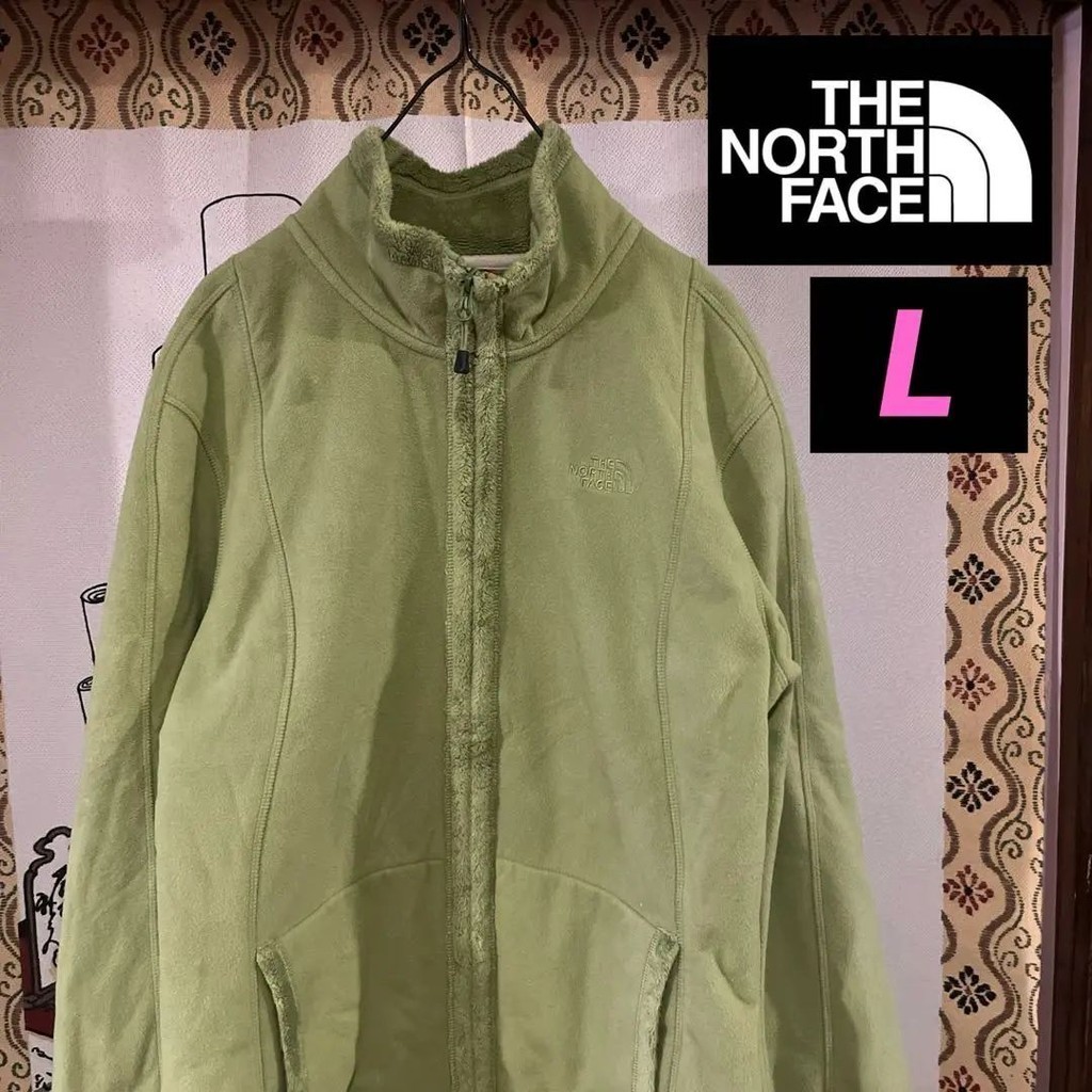 THE NORTH FACE 北面 夾克外套 毛絨外套 卡其色 米色 女裝 日本直送 二手