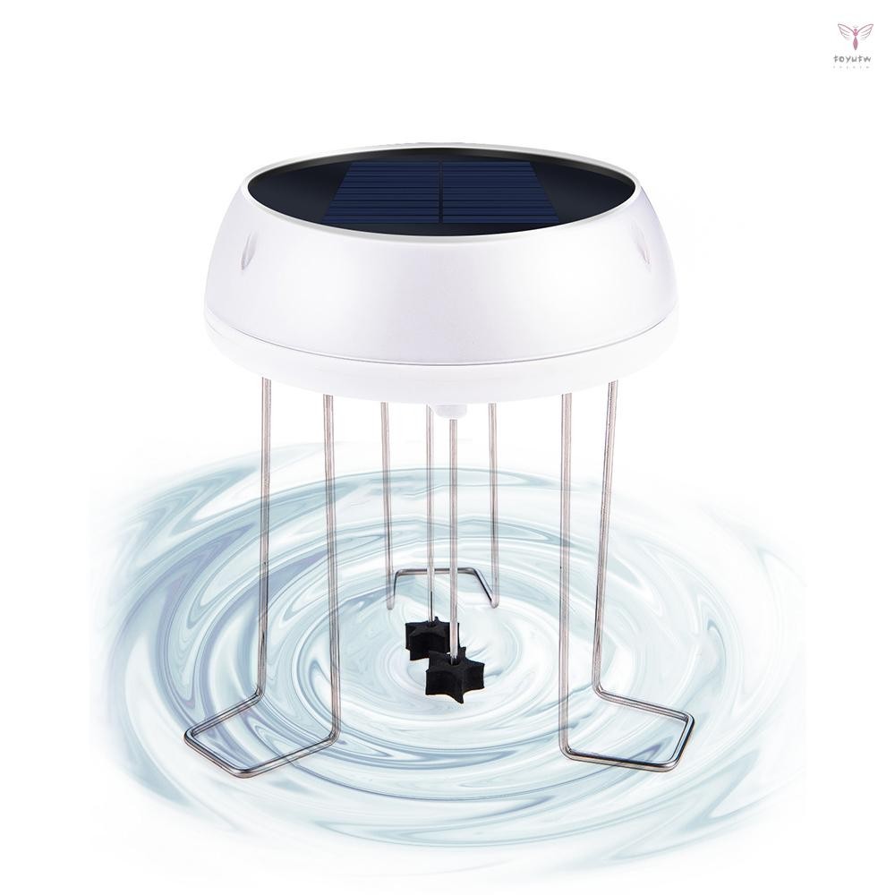 太陽能水攪拌器,用於鳥浴太陽能水攪拌器,帶備用電池