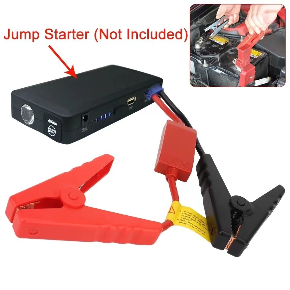 12v Jump Starter Alligator Clips 適用於汽車通用汽車更換電池跨接電纜緊急啟動電源夾