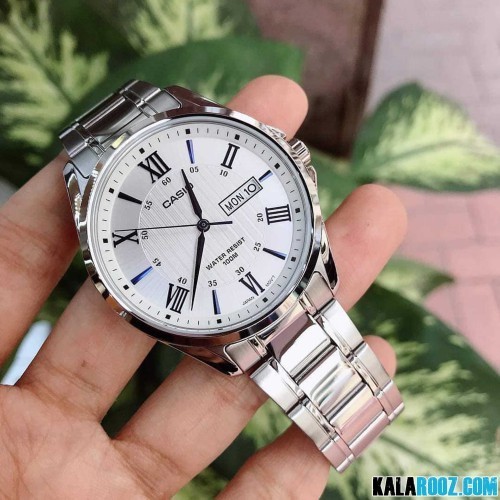 Casio卡西歐手錶男商務簡約MTP-1384D-7A男士手錶時尚潮流石英錶