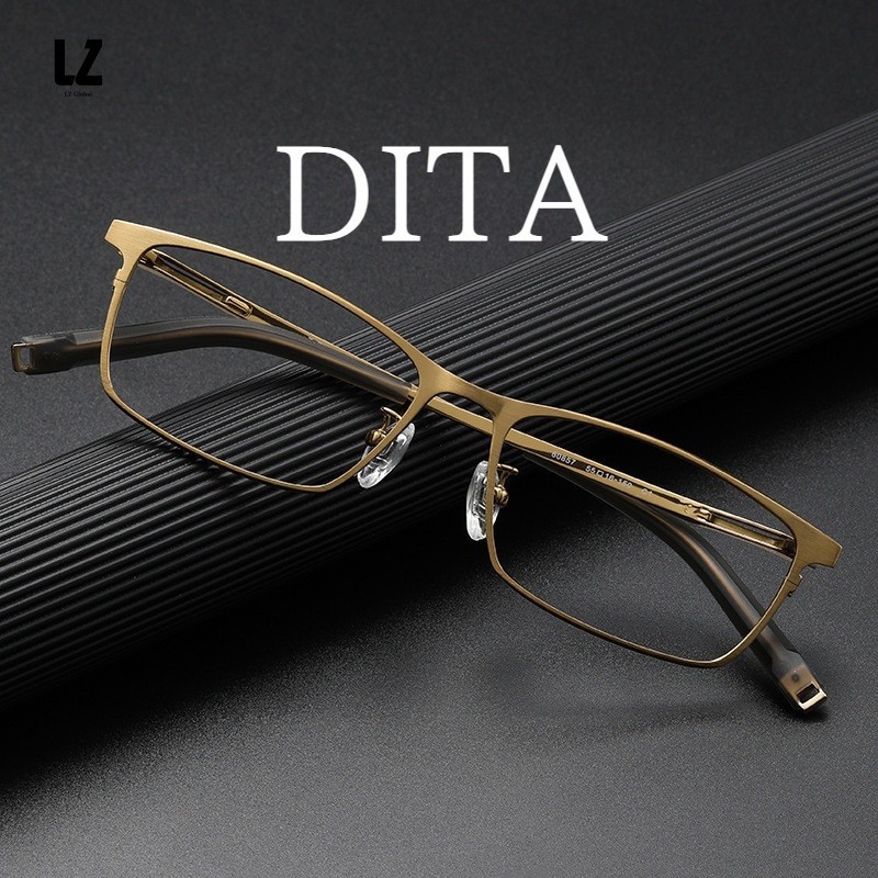 【LZ鈦眼鏡】DITA衕款純鈦眼鏡框 新款眼鏡 男80857可配防藍光眼鏡 商務眼鏡 全框眼鏡框 近視眼鏡架