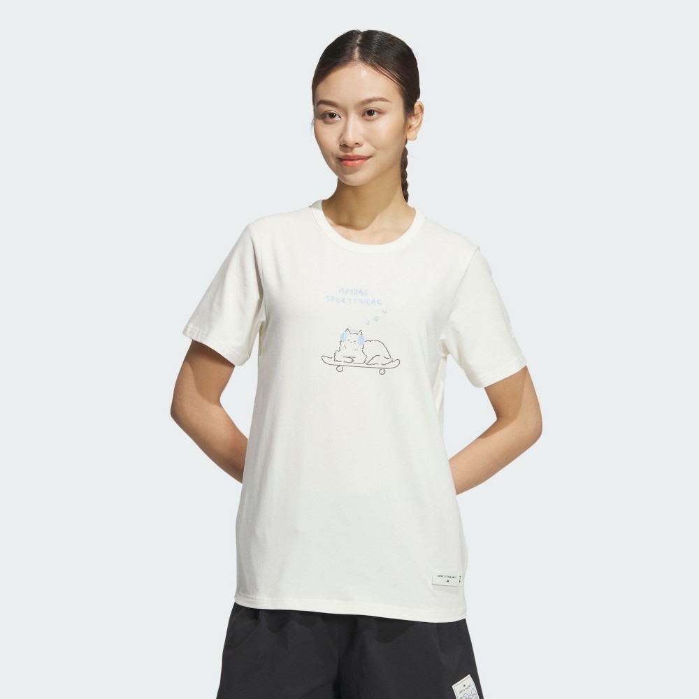 adidas 短袖上衣   女 JN6660 官方直營