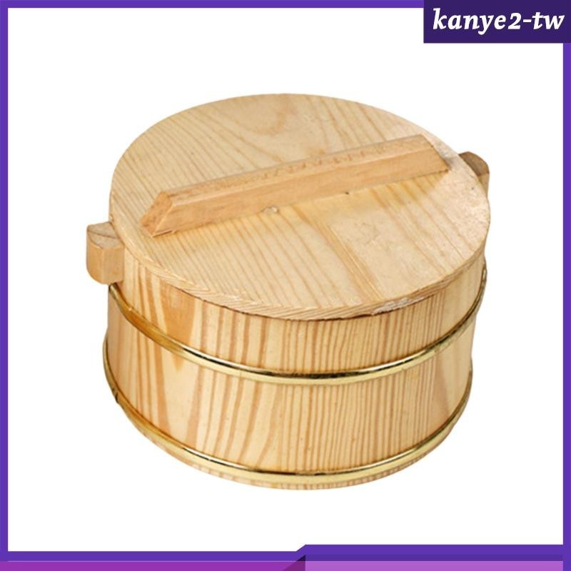 [KY] 木製蒸飯桶堅固帶蓋餐廳家用廚房